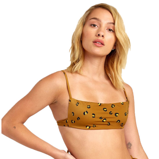 RVCA Γυναικείο μαγιό Chitah Top - Printed Bralette Bikini Top
